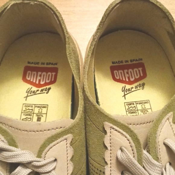 On Foot Perforated Design Leather Shoe's in Size 40/8.5 (Handmade in Spain) - Picture 8 of 10